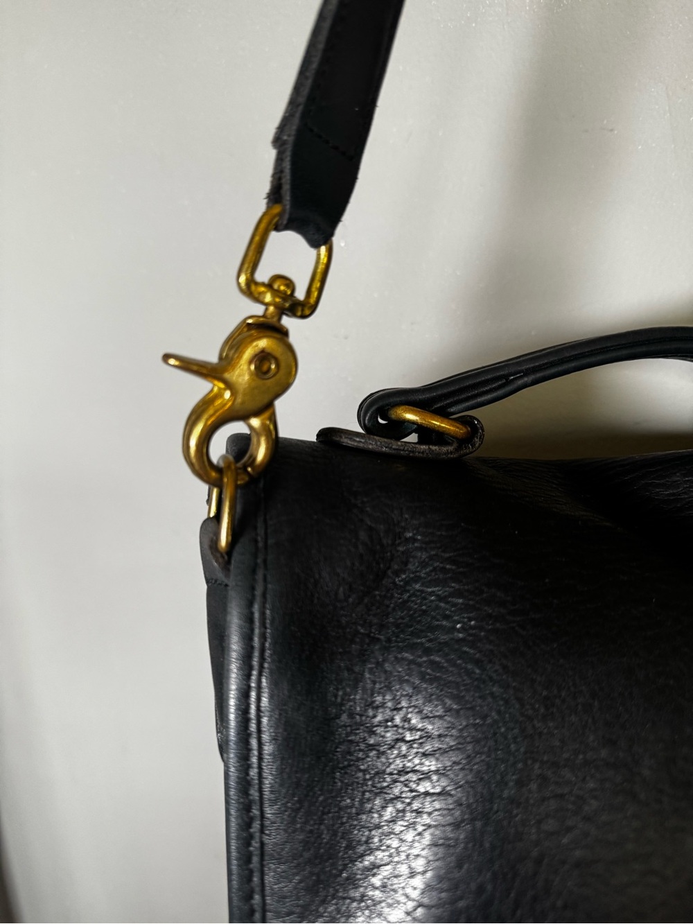 Vintage Coach Black Legacy Station Bag 5130 Crossbody USA Made - Picture 4 of 14